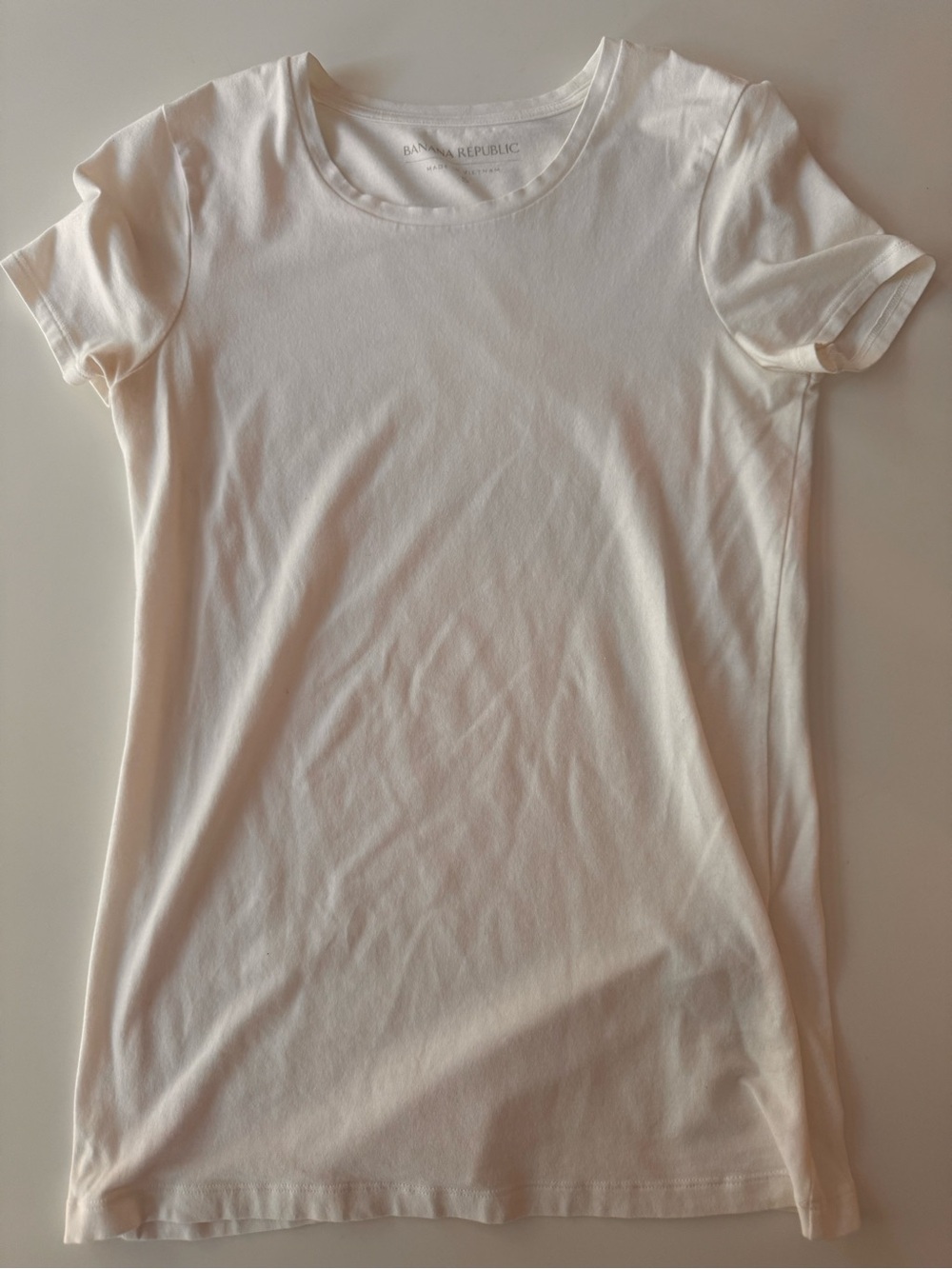 Banana Republic Classic Crew Neck Tee - White